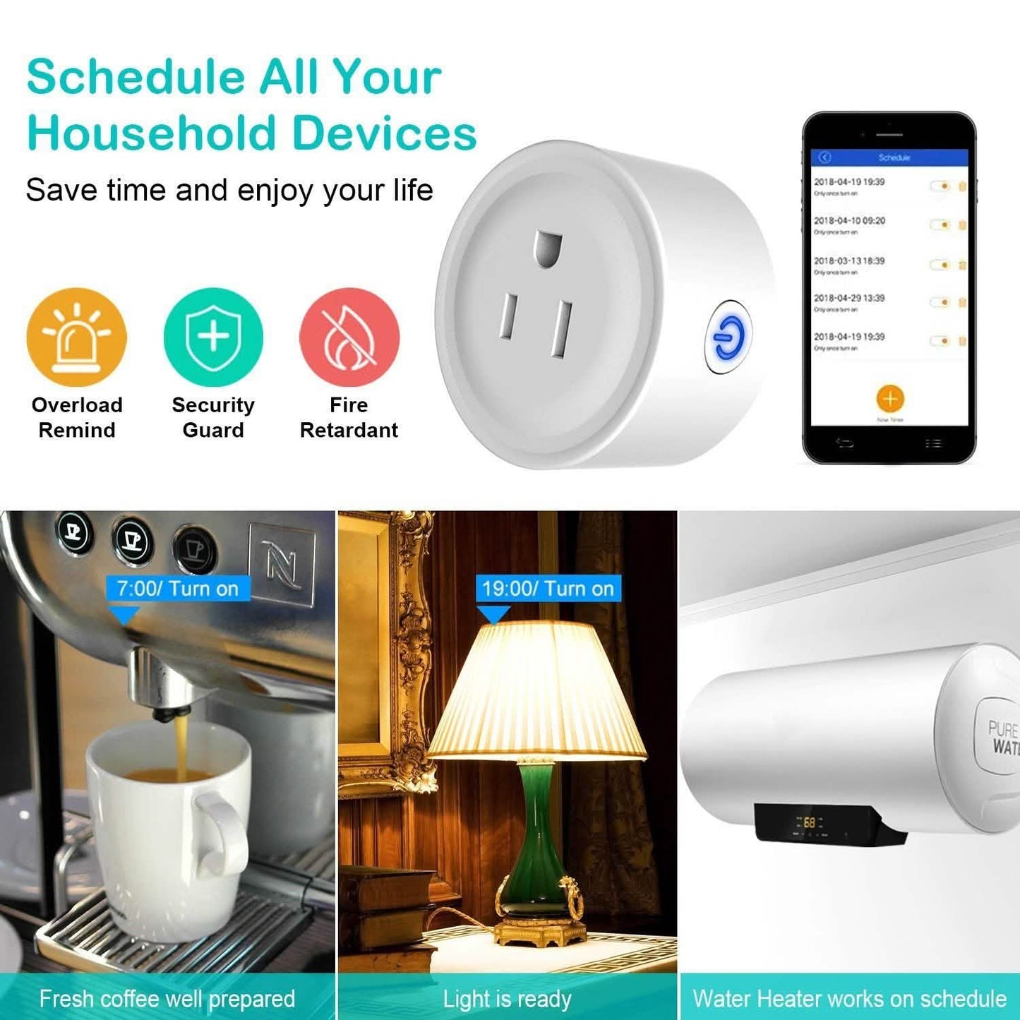 WLAN Smart Steckdosenleiste APP Steckdose Fernbedienung