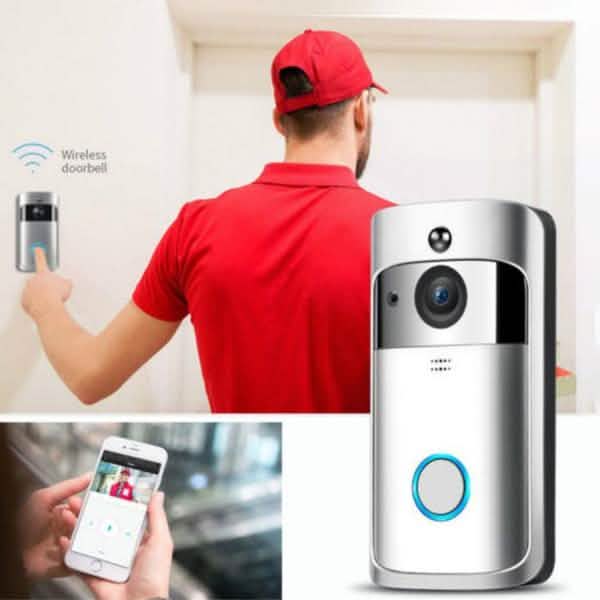 WLAN Video Türklingel Gegensprechanlage Smart PIR Türklingel Überwachungskamera HD