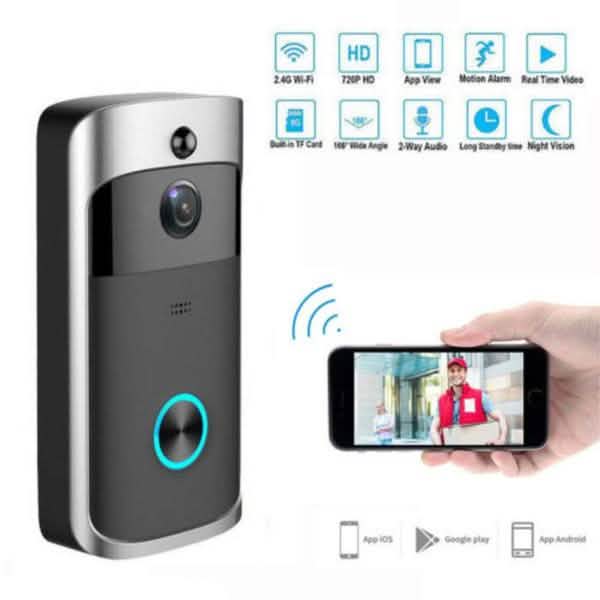 WLAN Video Türklingel Gegensprechanlage Smart PIR Türklingel Überwachungskamera HD