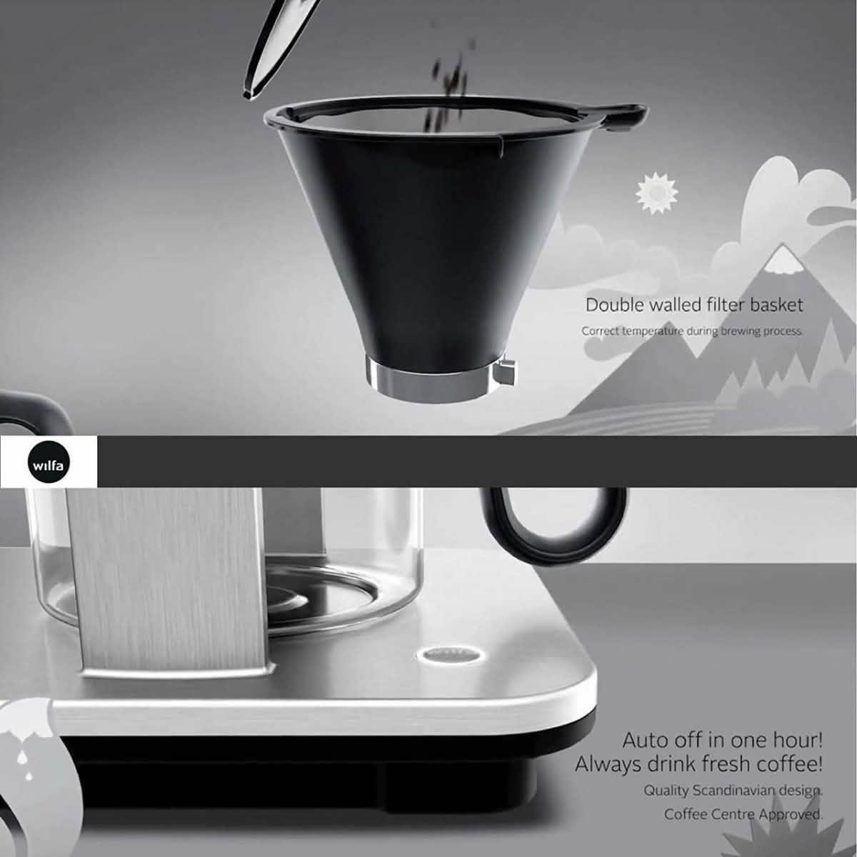 Wilfa Svart Precision Kaffeemaschine