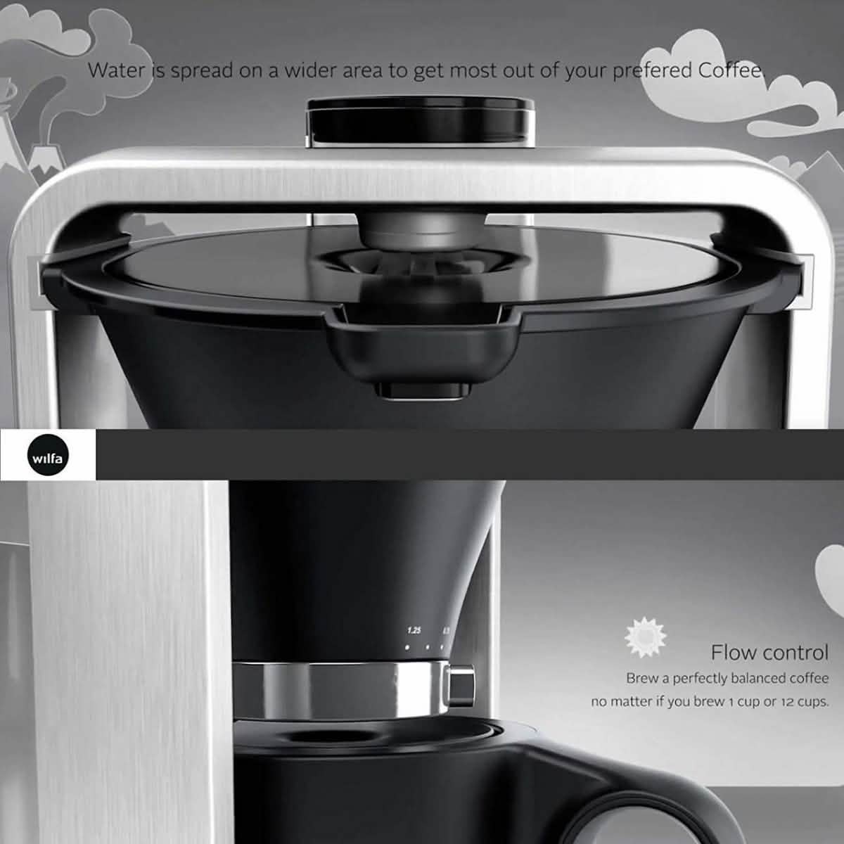 Wilfa Svart Precision Kaffeemaschine