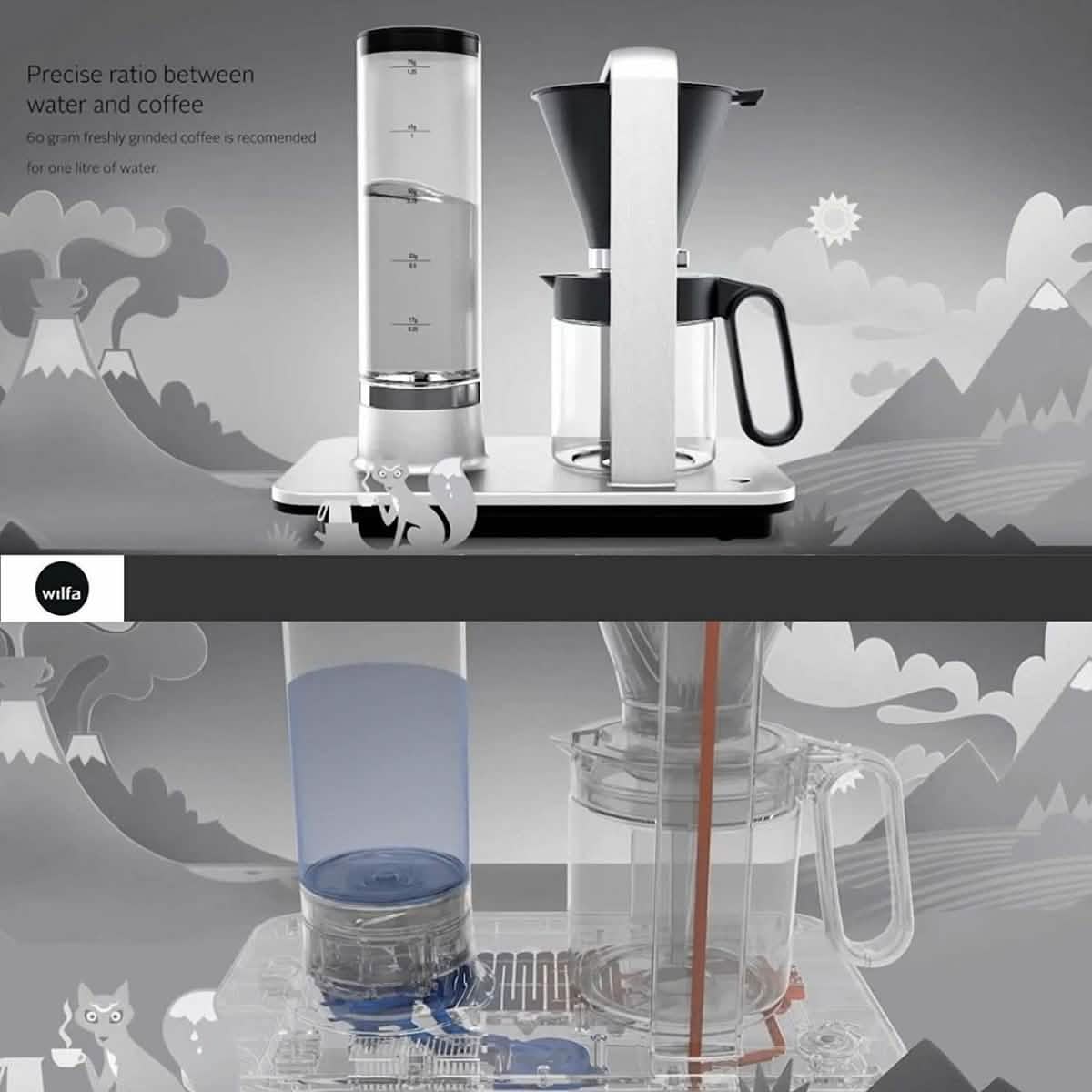 Wilfa Svart Precision Kaffeemaschine