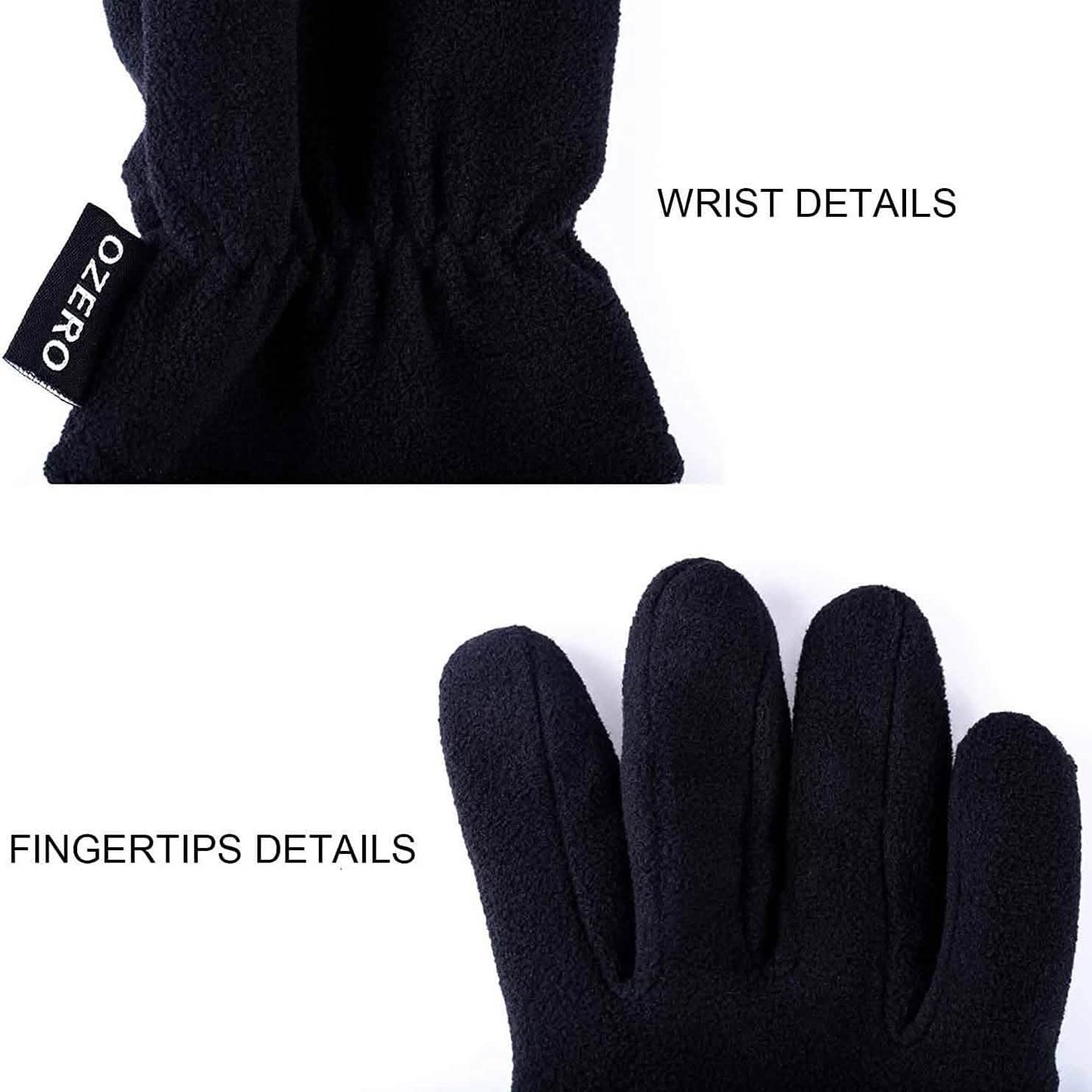 Winterhandschuhe Hirschleder Wildlederhandfläche -20°F Kältedichte Arbeitshandschuhe