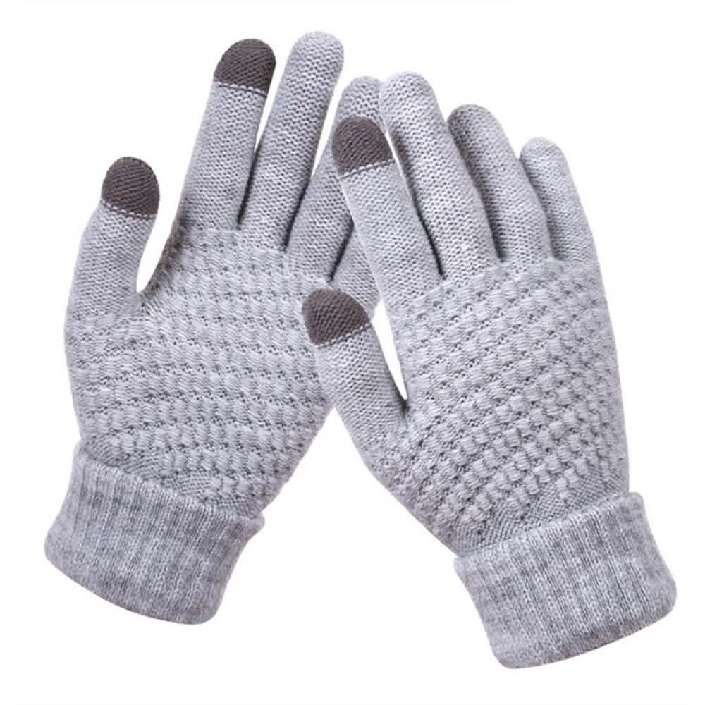 Winter Strickhandschuhe für Touchscreens