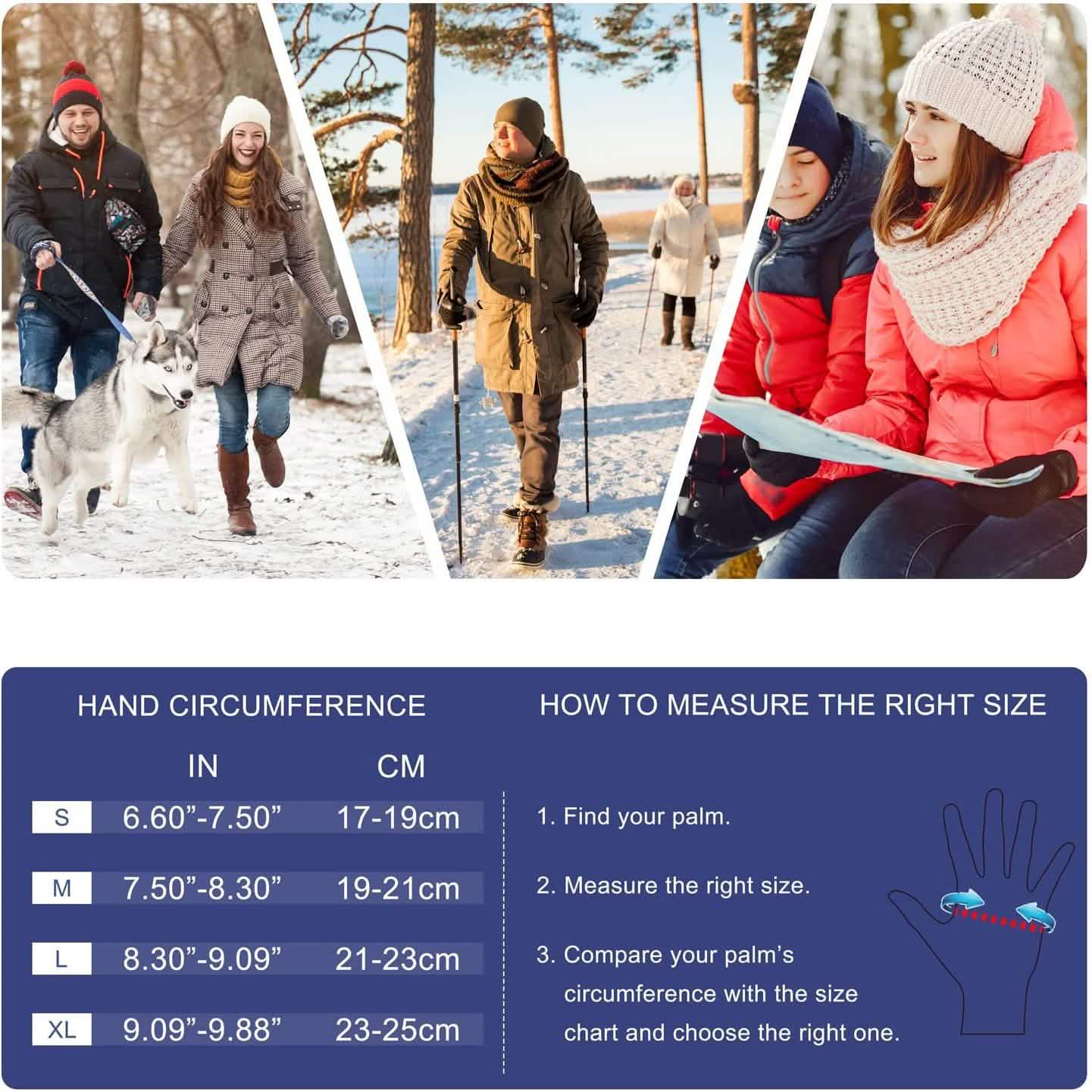 Winter Touchscreen-Handschuhe für Damen und Herren