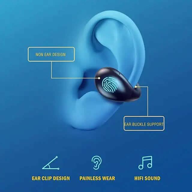 Kabellose Bluetooth 5.0 Kopfhörer Sport-Ohrclips