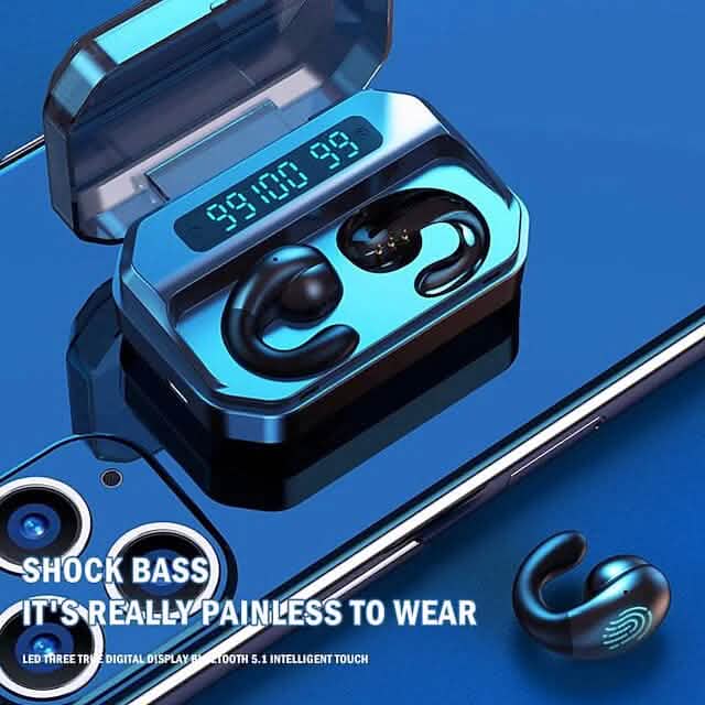 Kabellose Bluetooth 5.0 Kopfhörer Sport-Ohrclips
