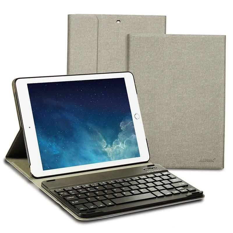 Kabellose Bluetooth-Tastaturhülle mit Tastatur für iPad 9.7" 17/18 A1822, A1823 und A1893