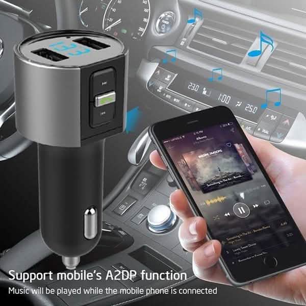Kabelloser Auto-MP3-FM-Transmitter USB-Ladegerät