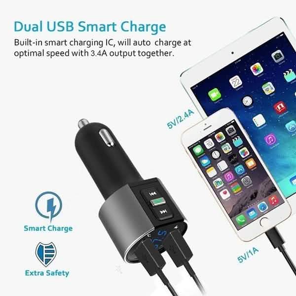 Kabelloser Auto-MP3-FM-Transmitter USB-Ladegerät