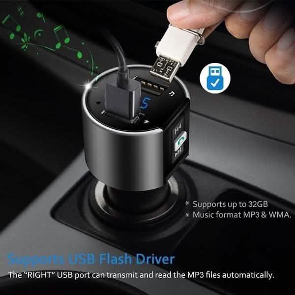 Kabelloser Auto-MP3-FM-Transmitter USB-Ladegerät
