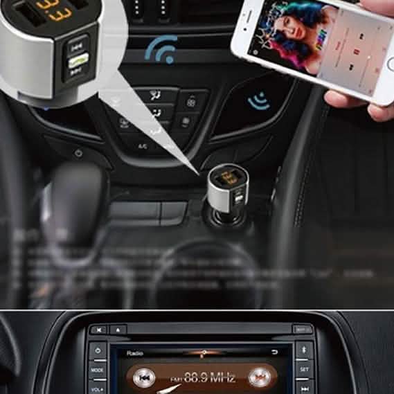 Kabelloser Auto-MP3-FM-Transmitter USB-Ladegerät
