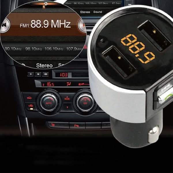 Kabelloser Auto-MP3-FM-Transmitter USB-Ladegerät