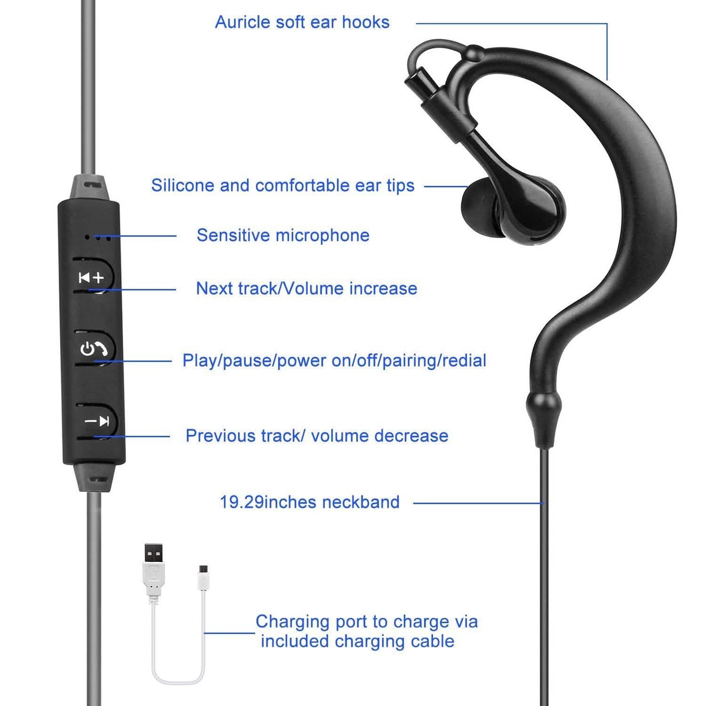 Kabellose Headsets v4.1 Sport In-Ear Stereo-Kopfhörer