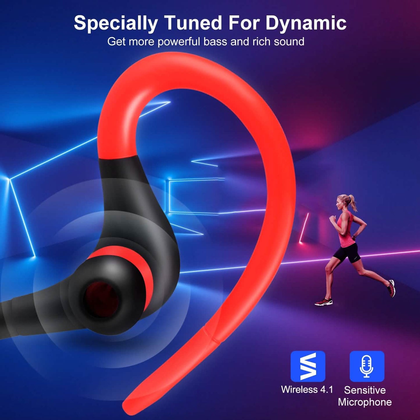 Kabellose Headsets V4.1 Sport-In-Ear-Stereo-Kopfhörer