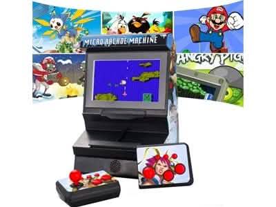 Kabellose Retro-Spiele für zwei Spieler und Einzelspieler