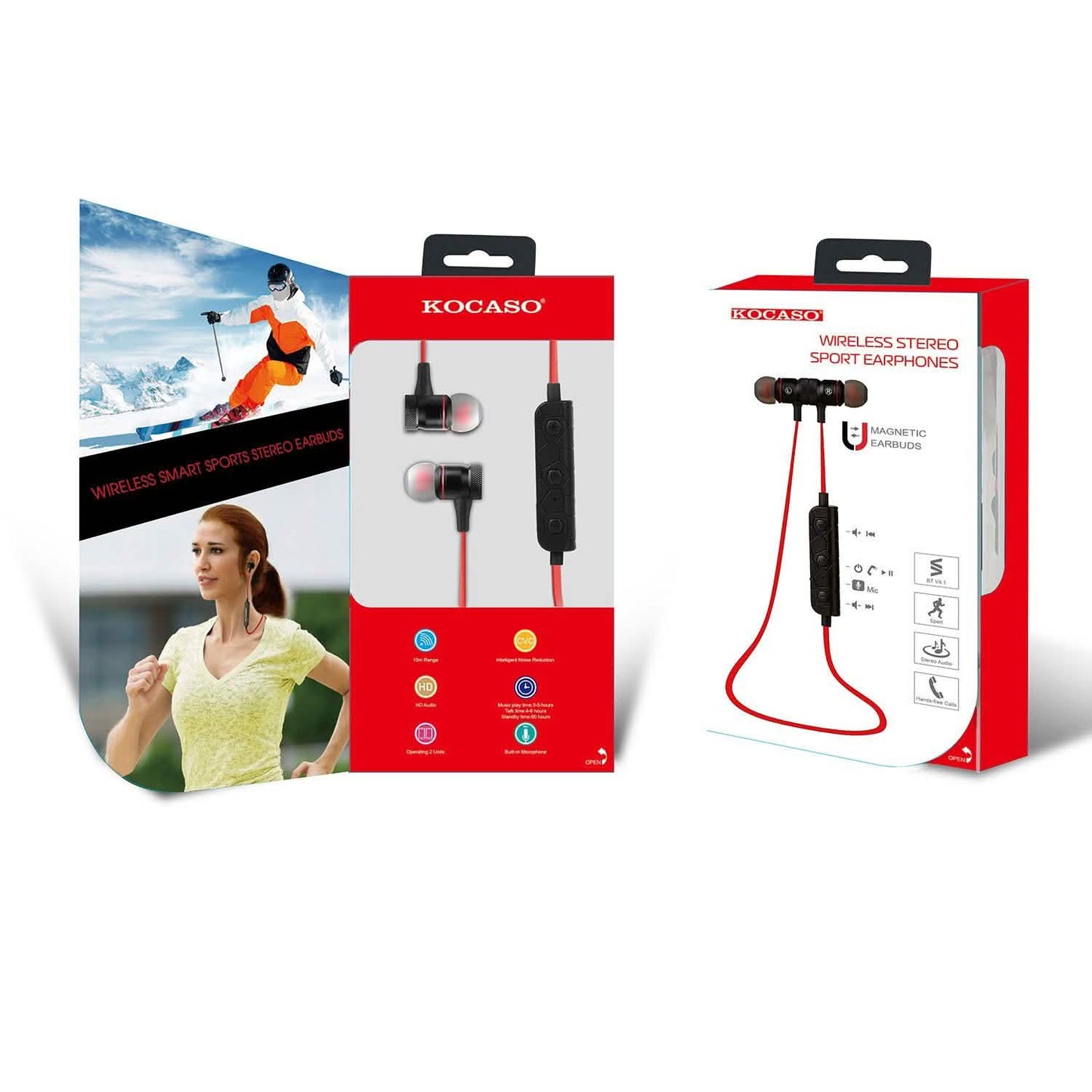 Drahtlose intelligente Sport-Stereo-Ohrhörer