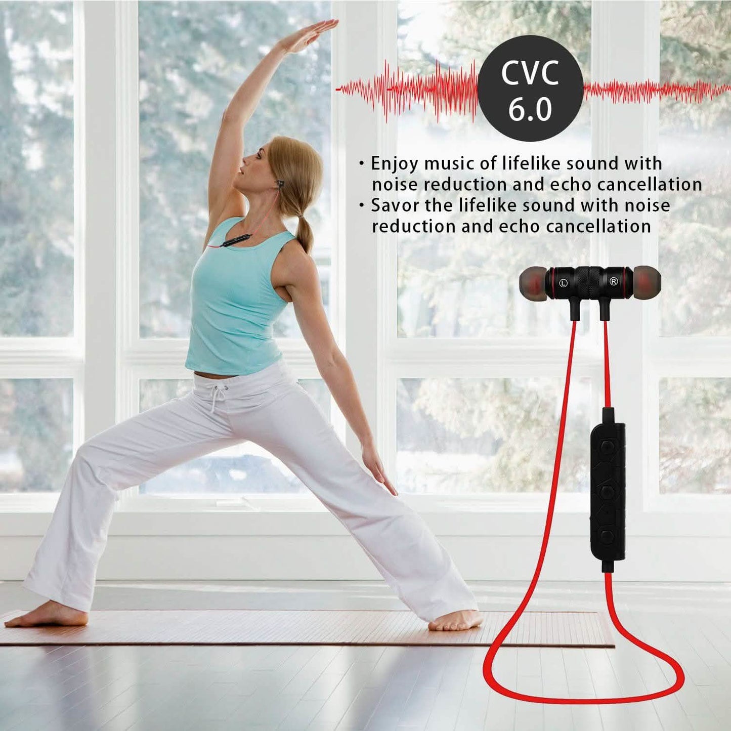 Drahtlose intelligente Sport-Stereo-Ohrhörer