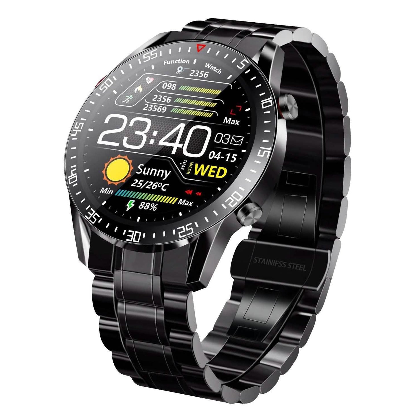 Kabellose Smartwatch Fitness-Tracker IP68 Wasserdichtes Sportarmband