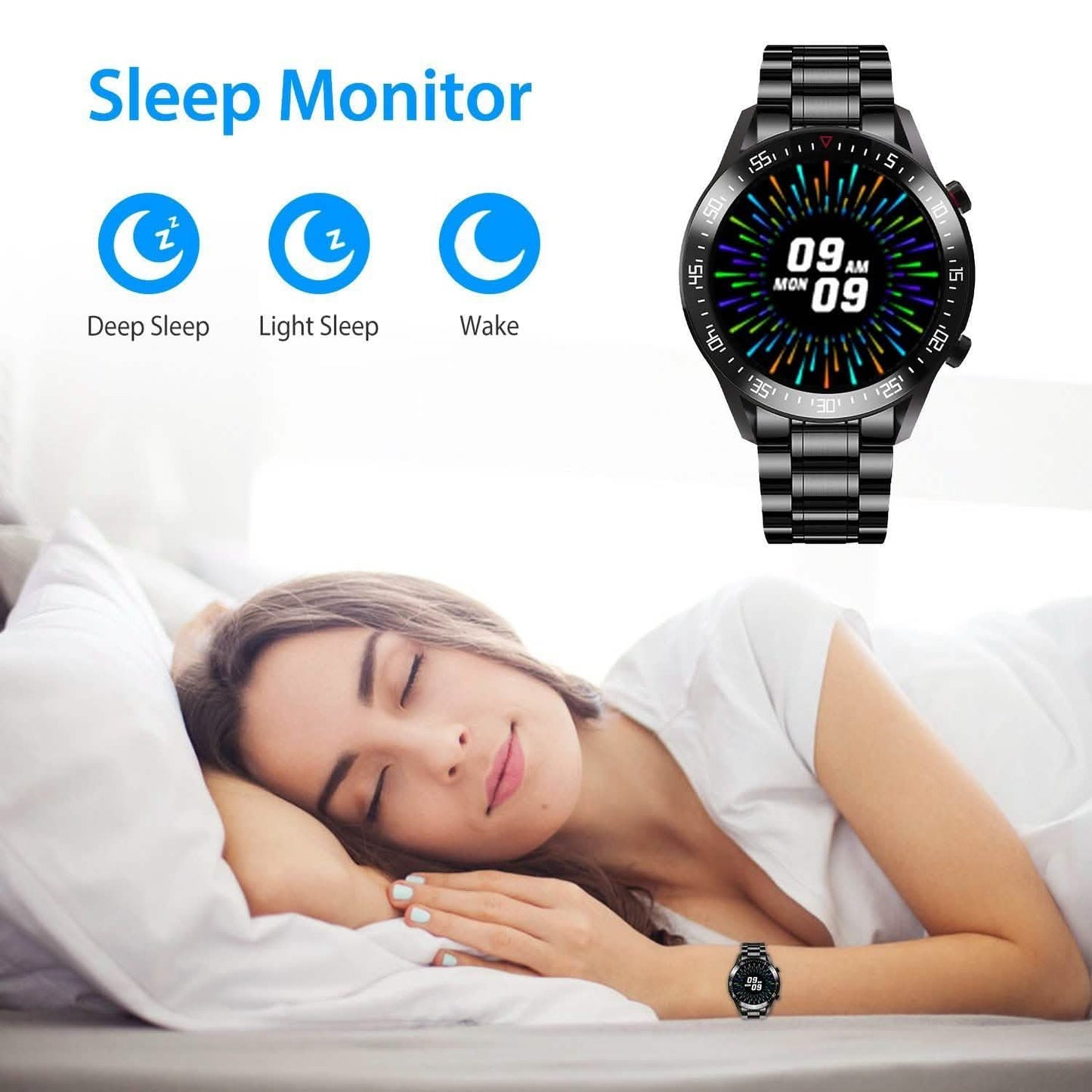 Kabellose Smartwatch Fitness-Tracker IP68 Wasserdichtes Sportarmband