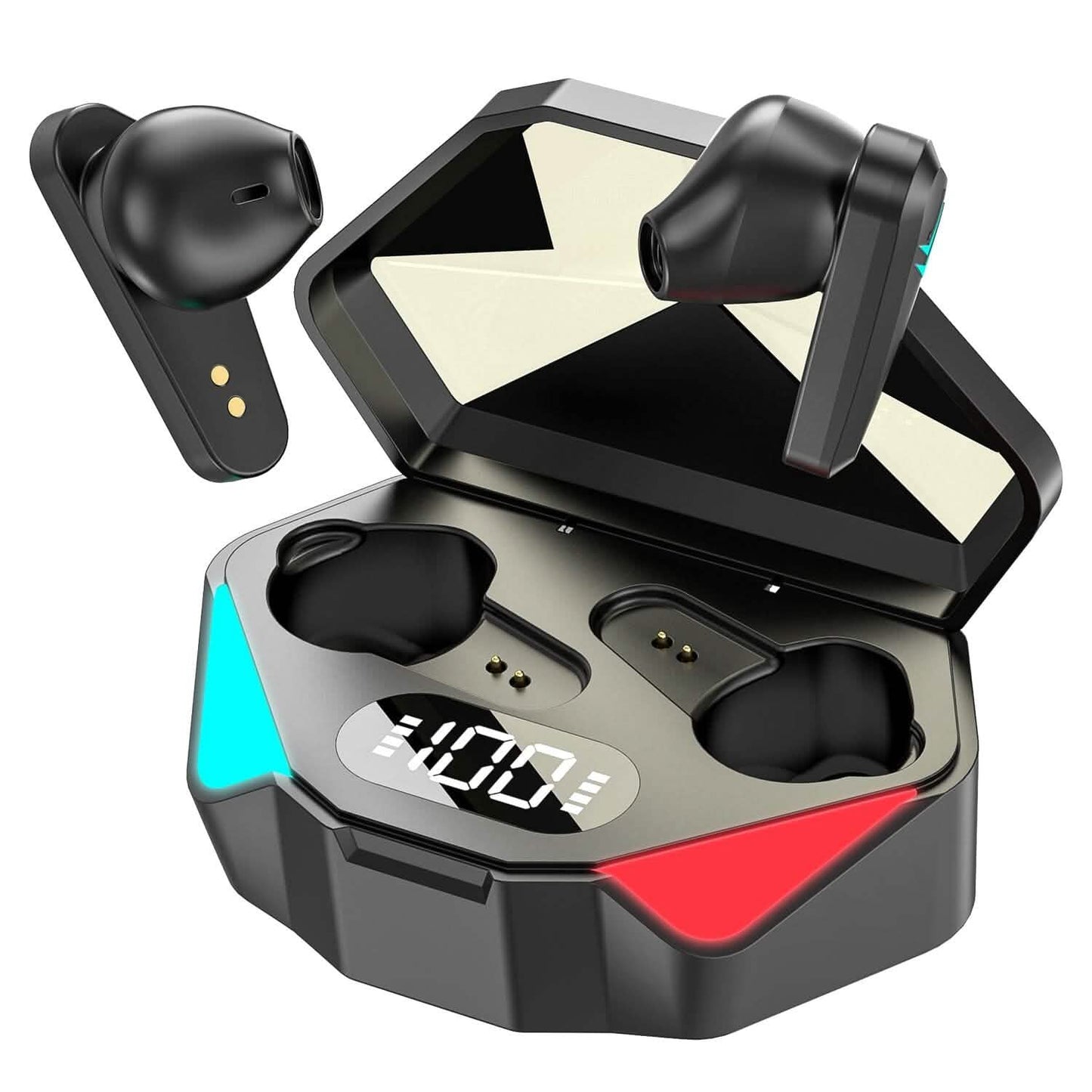 Kabelloses TWS 5.0 In-Ear-Kopfhörer-Headset mit Ladecase und Low-Latency-Gaming-Modus
