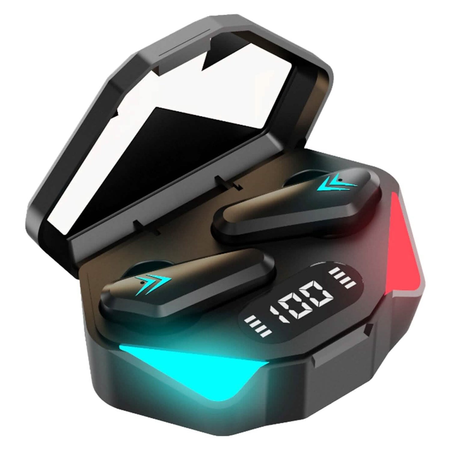 Kabelloses TWS 5.0 In-Ear-Kopfhörer-Headset mit Ladecase und Low-Latency-Gaming-Modus