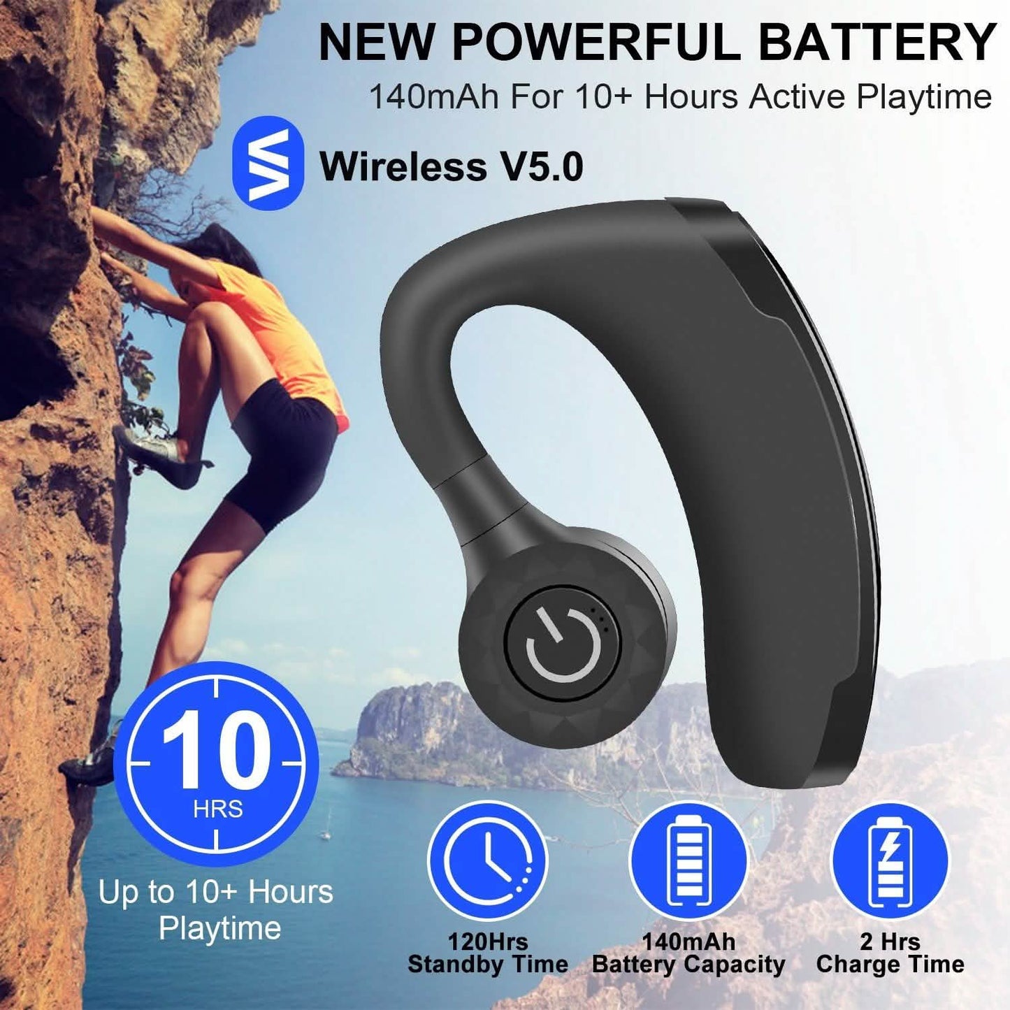 Kabellose V5.0 In-Ear-Kopfhörer