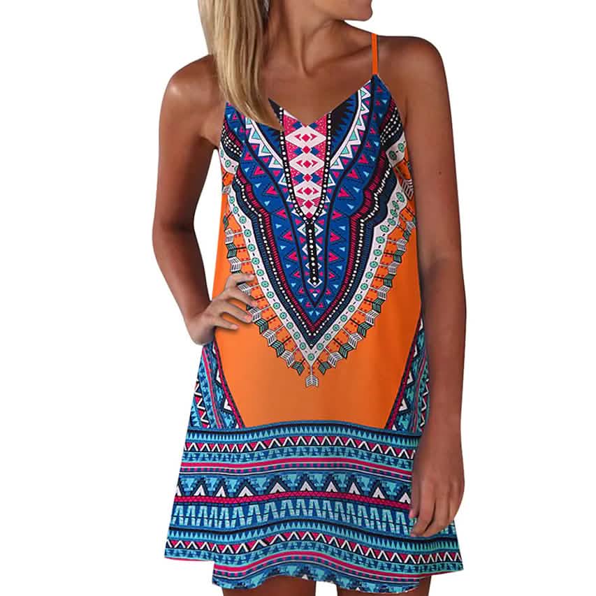 Ärmelloses Damen-Minikleid in A-Linie