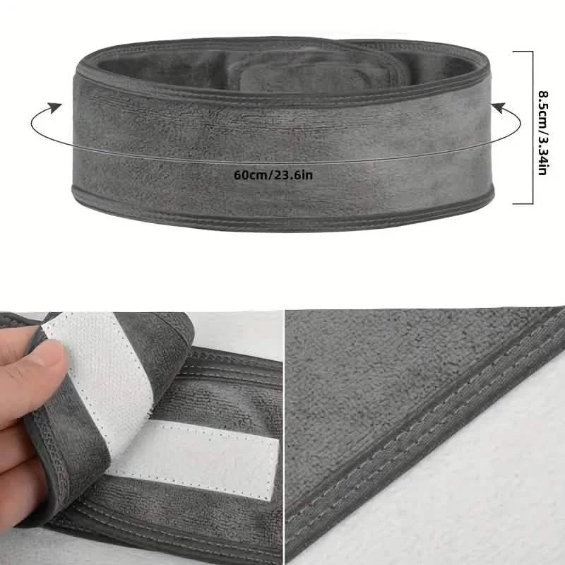 Verstellbares Haarband für Damen mit weichem, rutschfestem Kopftuch für Make-up