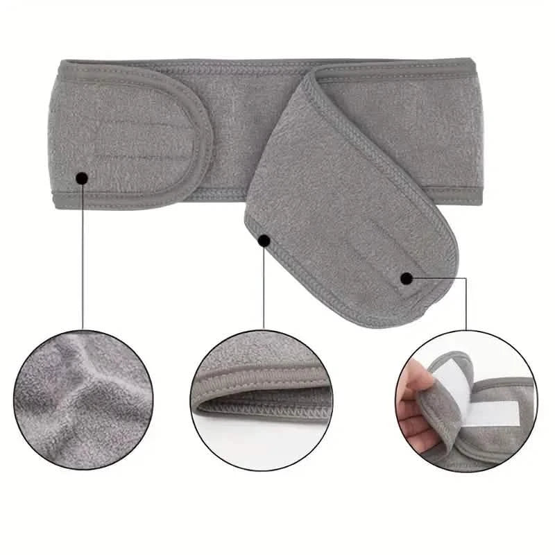 Verstellbares Haarband für Damen mit weichem, rutschfestem Kopftuch für Make-up