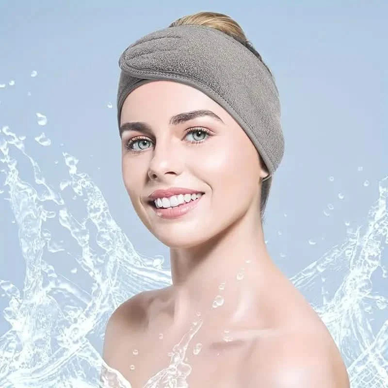 Verstellbares Haarband für Damen mit weichem, rutschfestem Kopftuch für Make-up