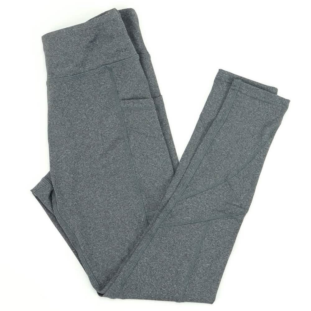 Damen Leggings mit hoher Taille, seitlichen Taschen und voller Länge, geeignet für den ganzen Tag