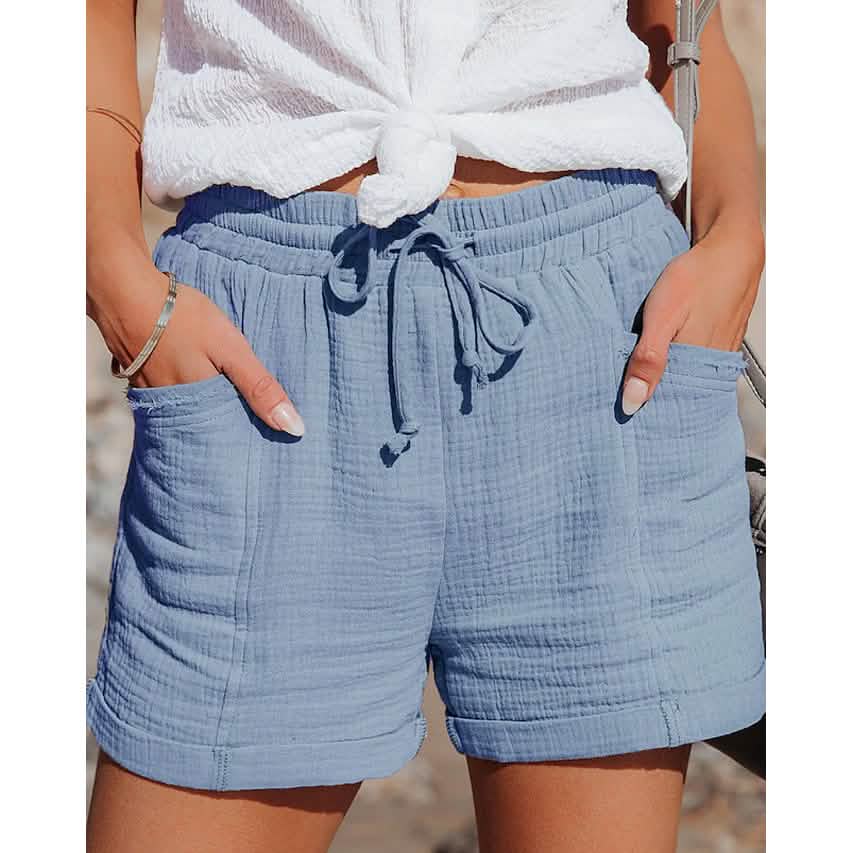 Damen Basic Sport-Shorts für die Freizeit