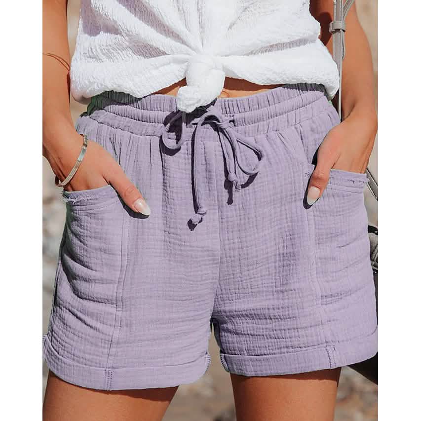 Damen Basic Sport-Shorts für die Freizeit