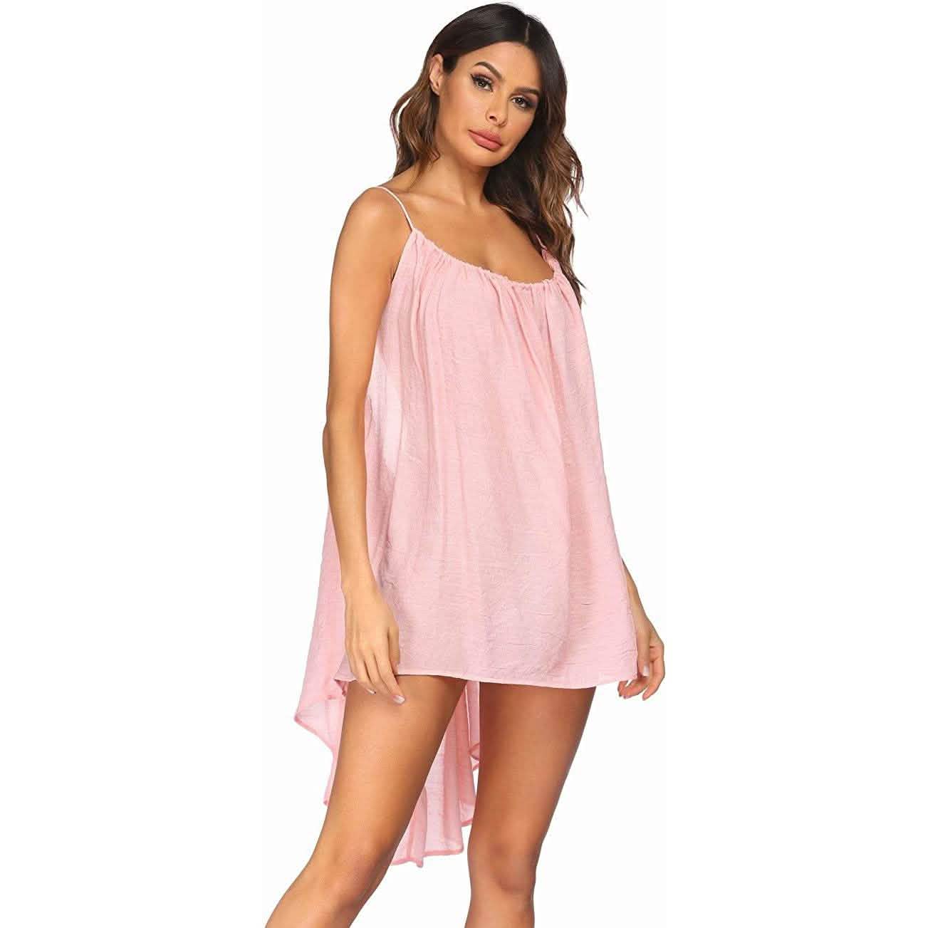 Damen Strand Sommer Bikini Rückenloses Cover-up