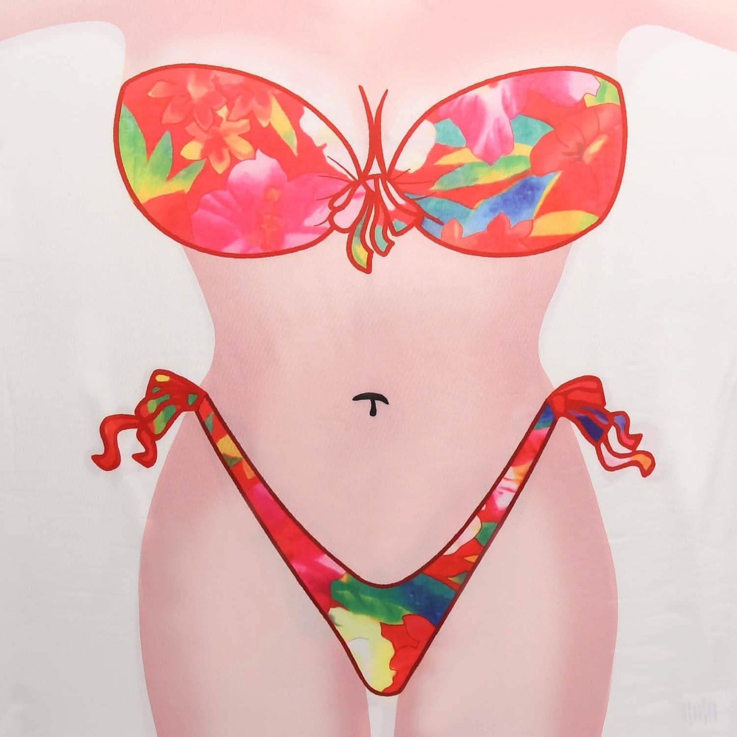Damen Bikini-Überwurfshirt