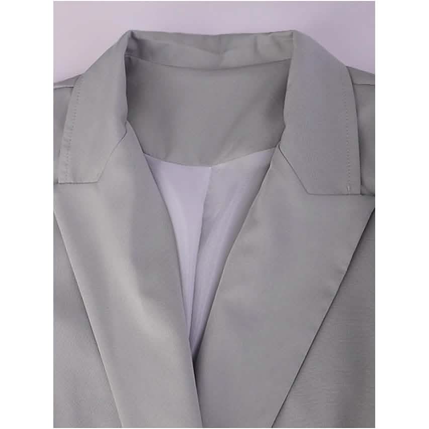 Damenblazer in Unifarben im klassischen Stil