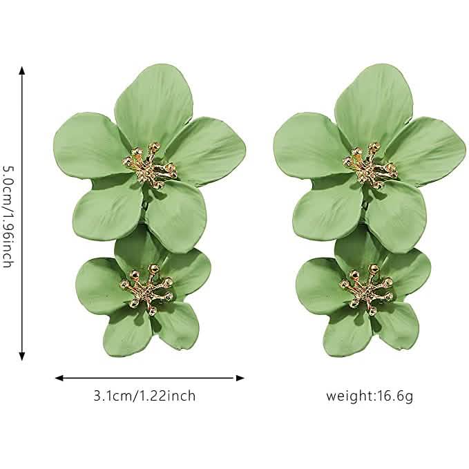 Damen Boho Gänseblümchen Ohrstecker