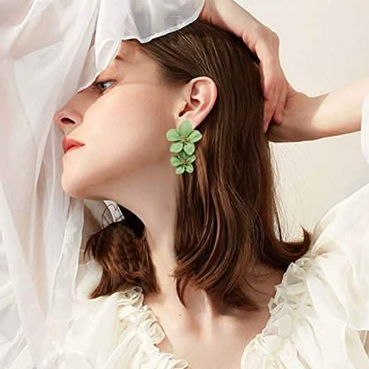 Damen Boho Gänseblümchen Ohrstecker