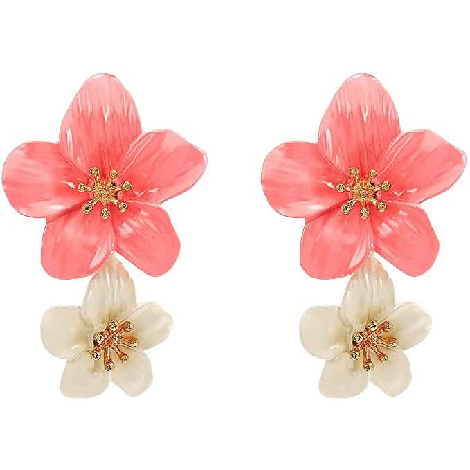 Damen Boho Gänseblümchen Ohrstecker
