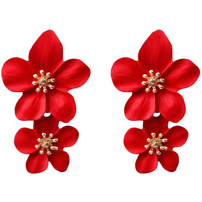 Damen Boho Gänseblümchen Ohrstecker
