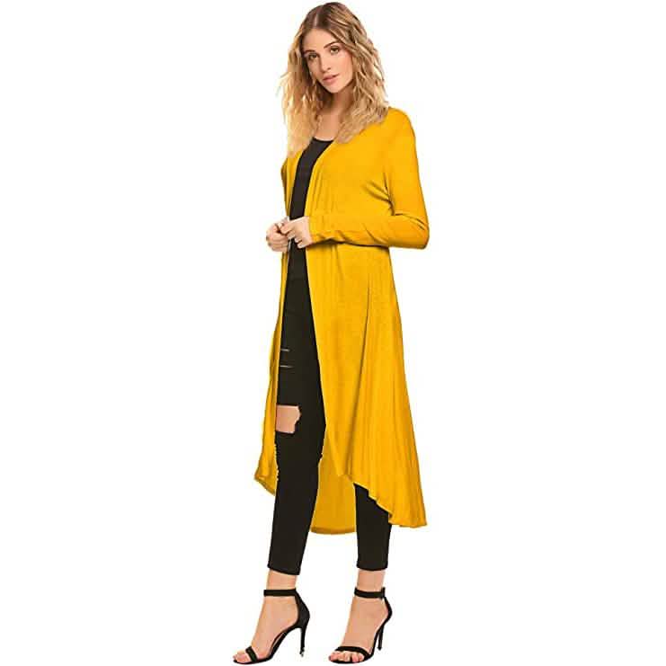 Damen Strickjacke mit langen Ärmeln für die Freizeit
