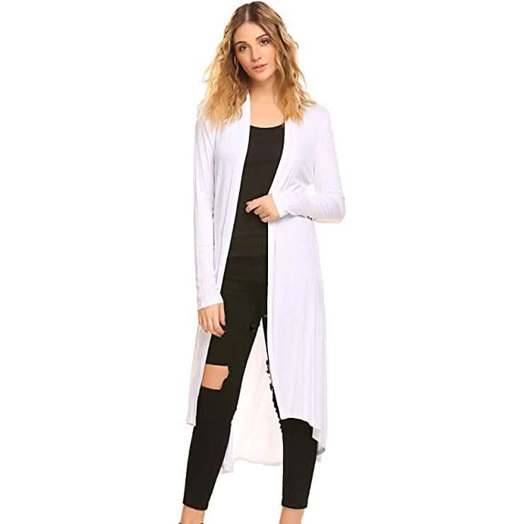 Damen Strickjacke mit langen Ärmeln für die Freizeit
