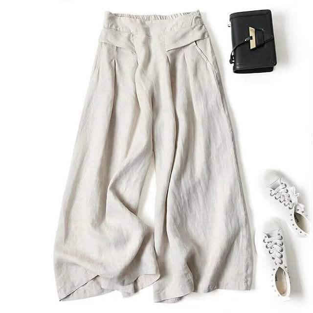 Damen Freizeithose mit weitem Bein