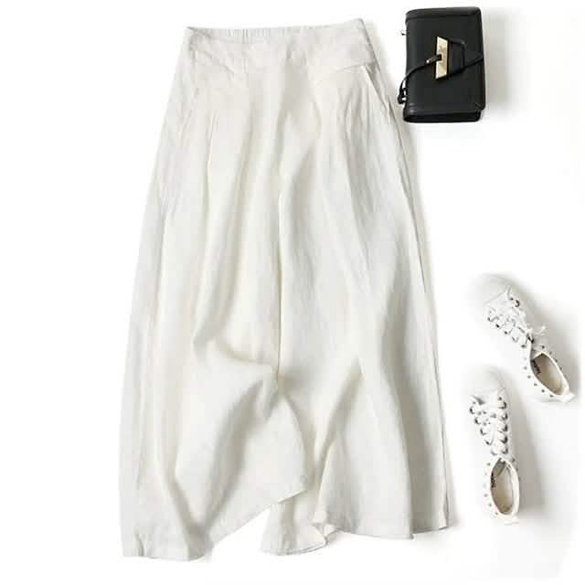 Damen Freizeithose mit weitem Bein