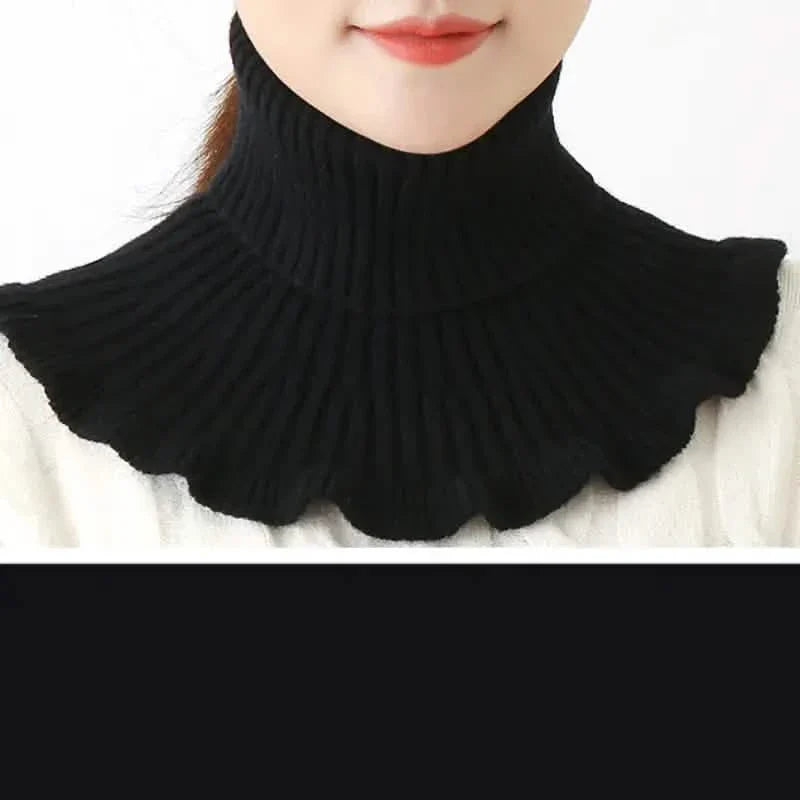Damen Kälteschutz Warmer Gestrickter Halsschal