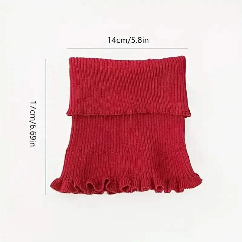 Damen Kälteschutz Warmer Gestrickter Halsschal