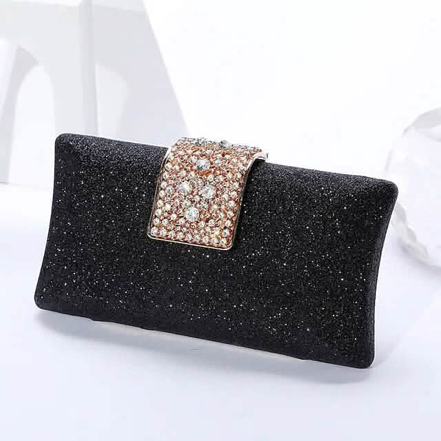 Damen Abendtasche Kettentasche Brauttasche