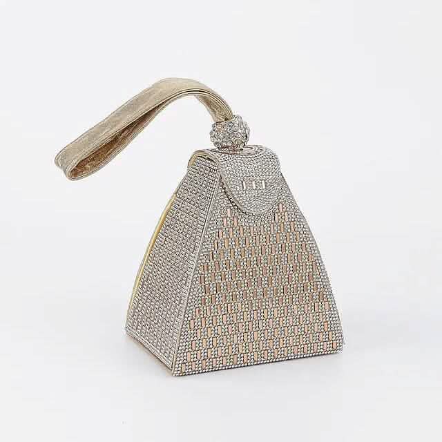 Damen Abendtasche mit Strasssteinen