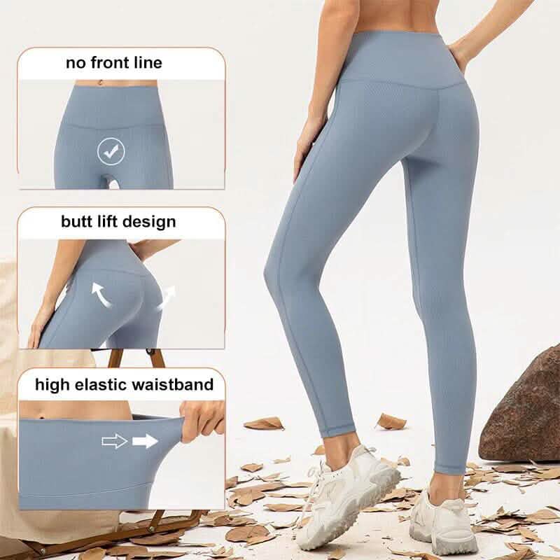 Damen Extra 220g Fleece Leggings Hoher Bund Elastisch Warm Leggings (Einheitsgröße)